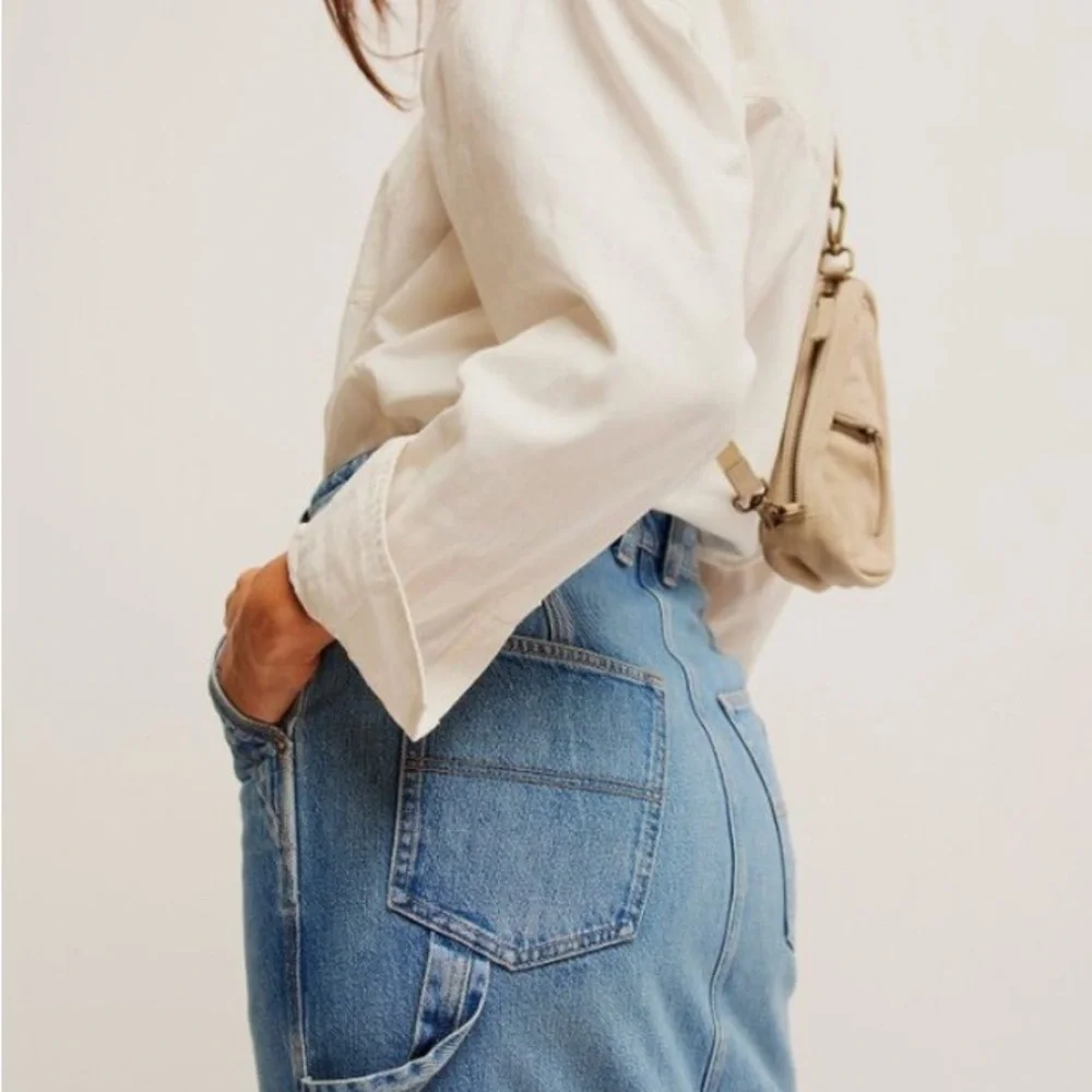 Free People We the Free Fransisco Denim Maxi Skirt